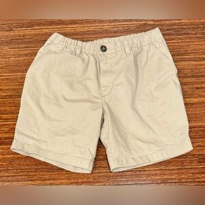 Chubbies Cream Flat Front Men's Shorts